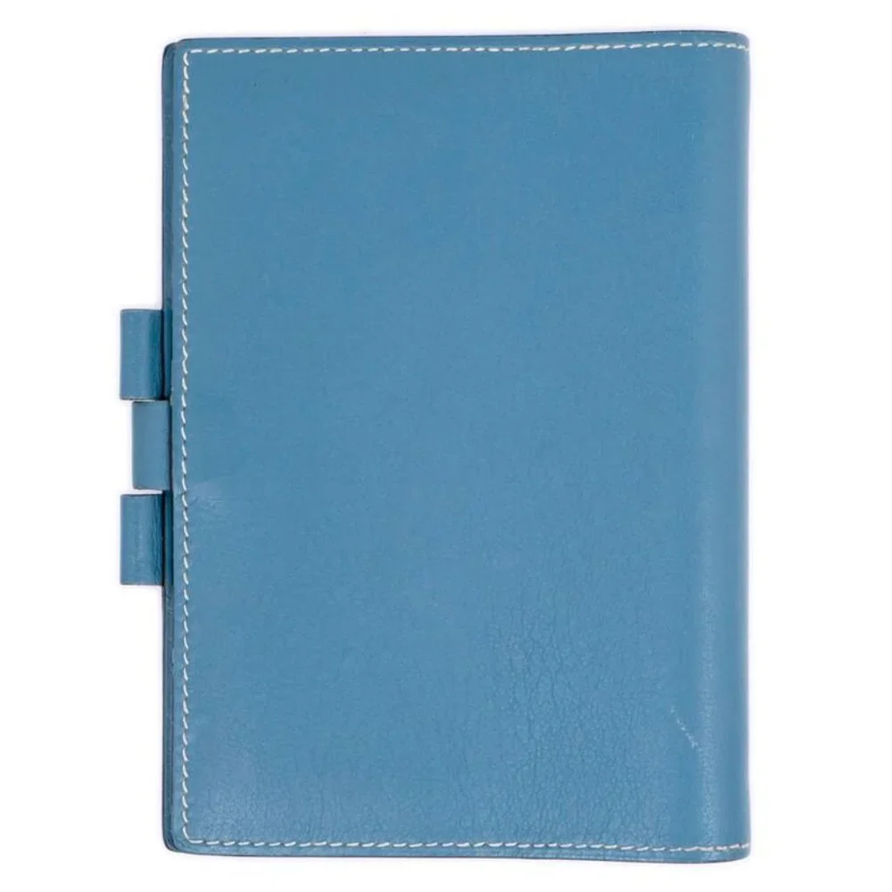 Hermes Agenda PM Blue Jean Swift Notebook Cover